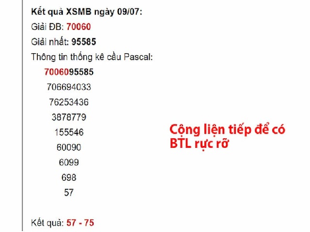 soi cầu chính xác đừng bỏ qua thuật toán Pascal